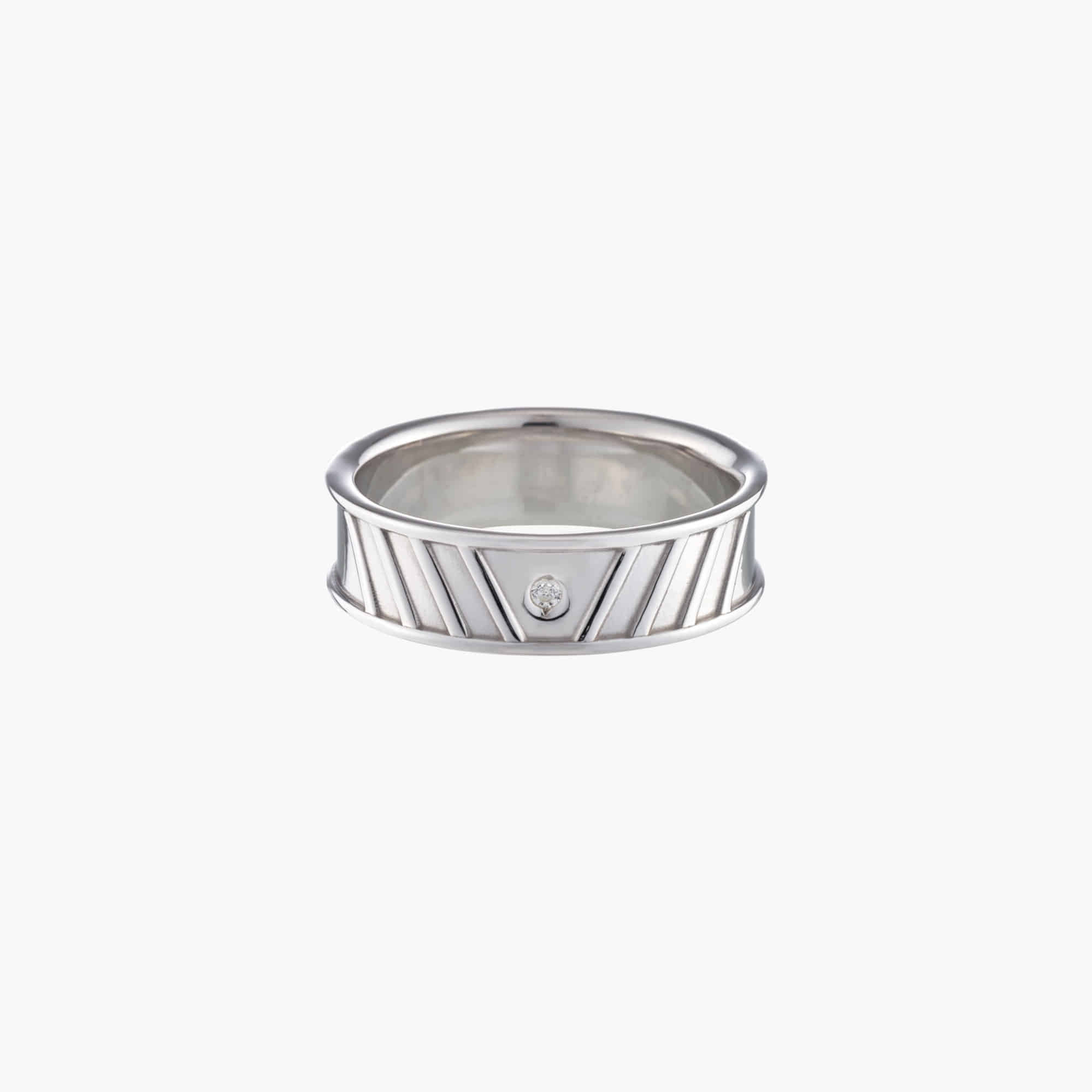 Lines Male Ring