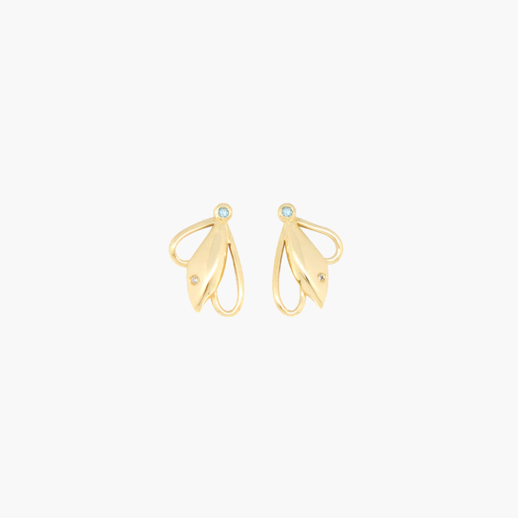 Two Wings Petal Earrings